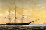 William Bradford Wall Art - Whaleship 'Jireh Perry' off Clark's Point, New Bedford